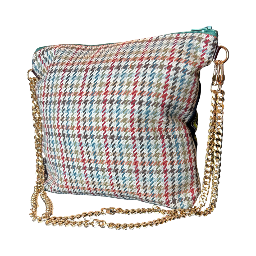 Vintage Hermes Couvertures et Tenues du Jour Scarf Crossbody Bag