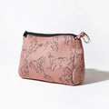 ESSENTIAL POUCH HORSE PRINT BLUSH PINK