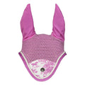 Dapplebay Equestrian Toile Pony Fly Veil-Rose/White