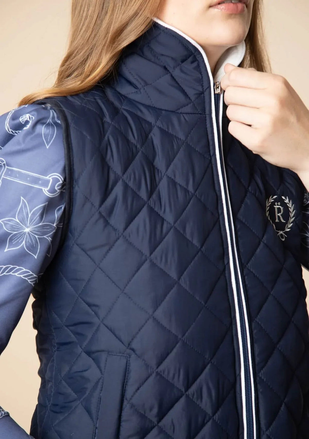 Florence Barn Vest | Embroidered
