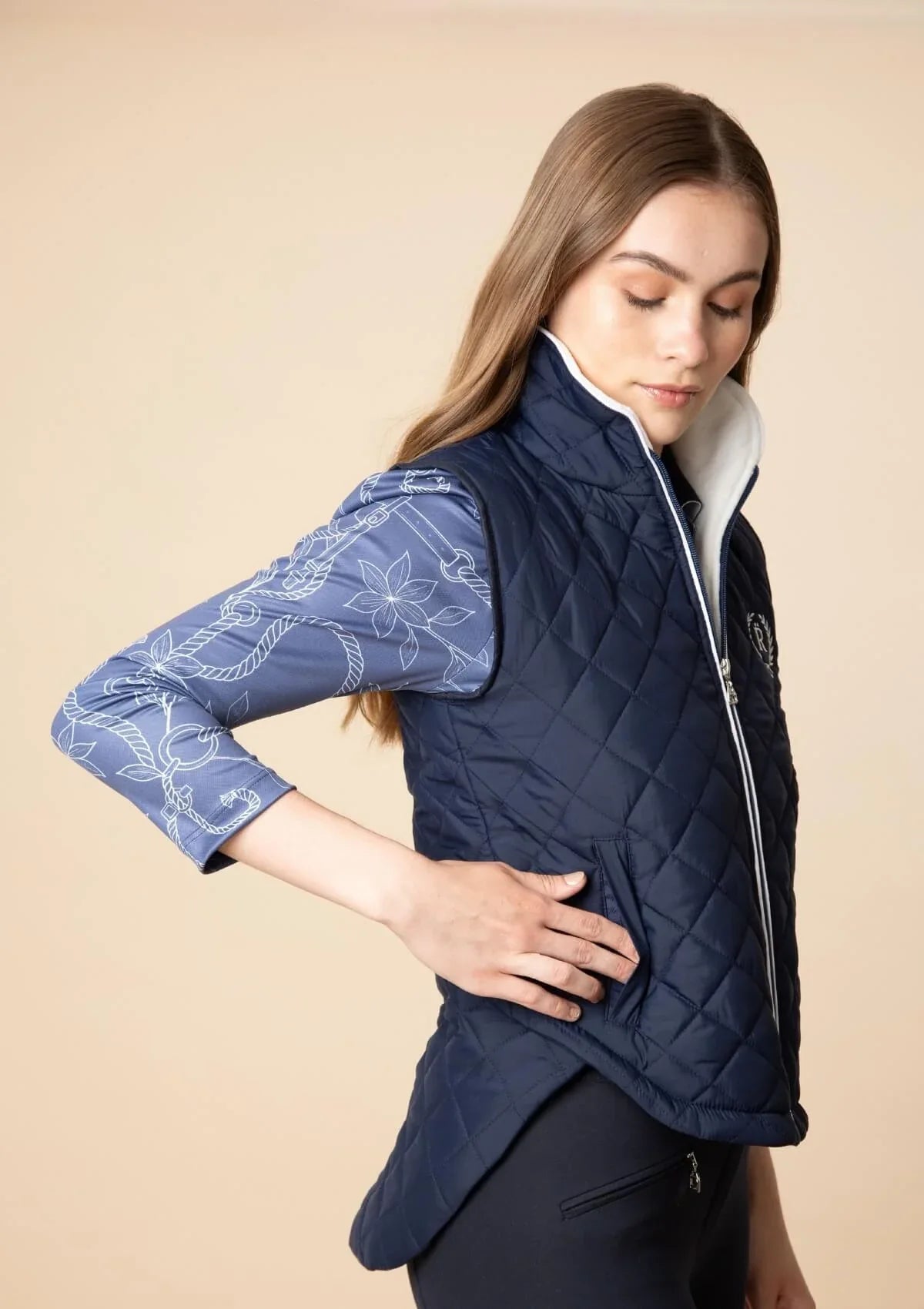 Florence Barn Vest | Embroidered