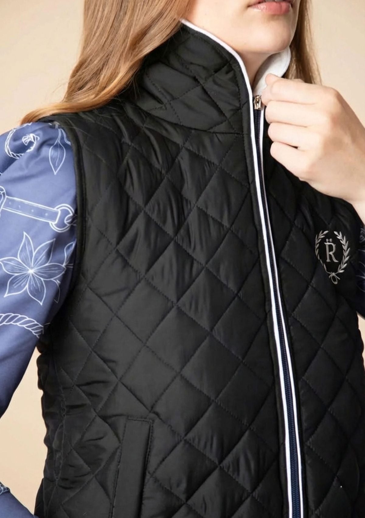 Florence Barn Vest | Embroidered