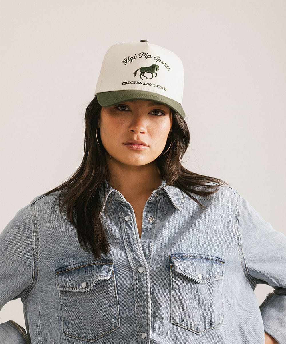 Gigi Pip Sports Vintage Trucker