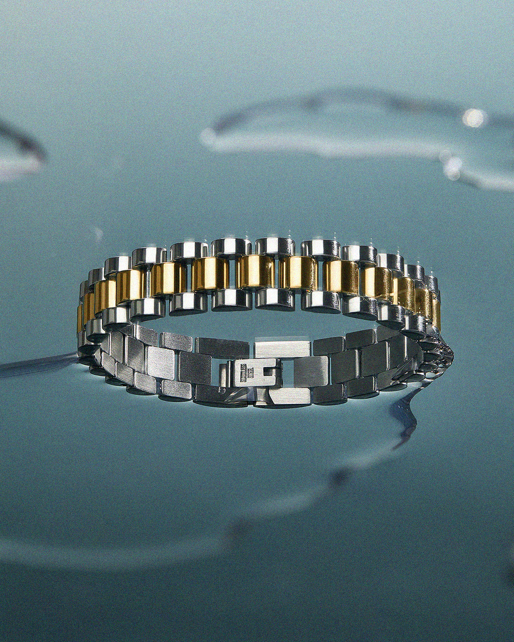 Two-toned Timepiece Bracelet