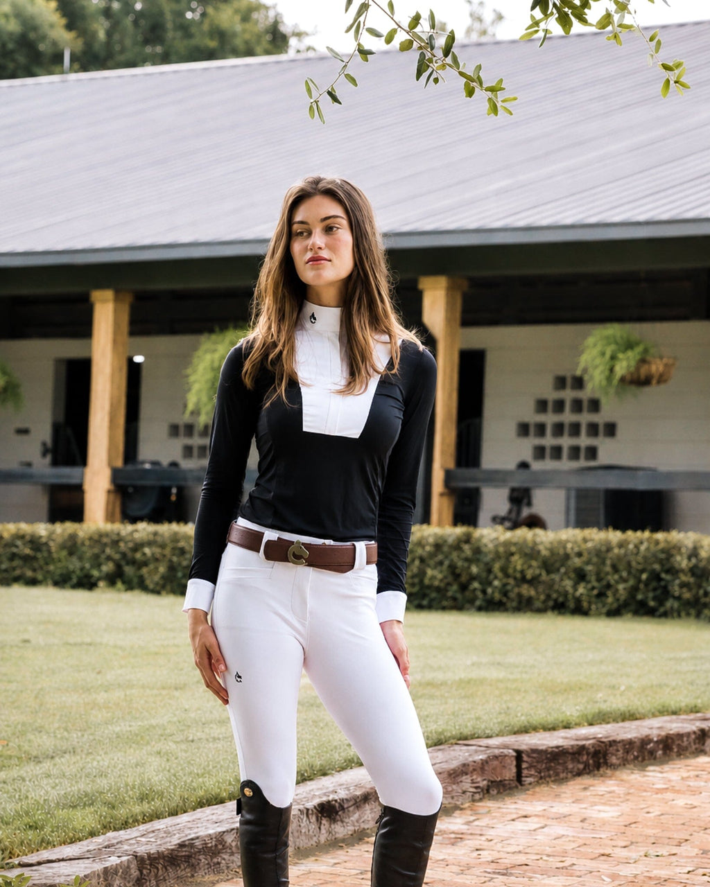 Criniere Life Helen Show Shirt | Black