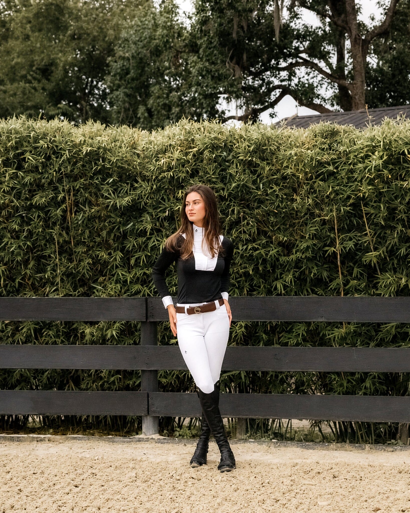 Criniere Life Helen Show Shirt | Black