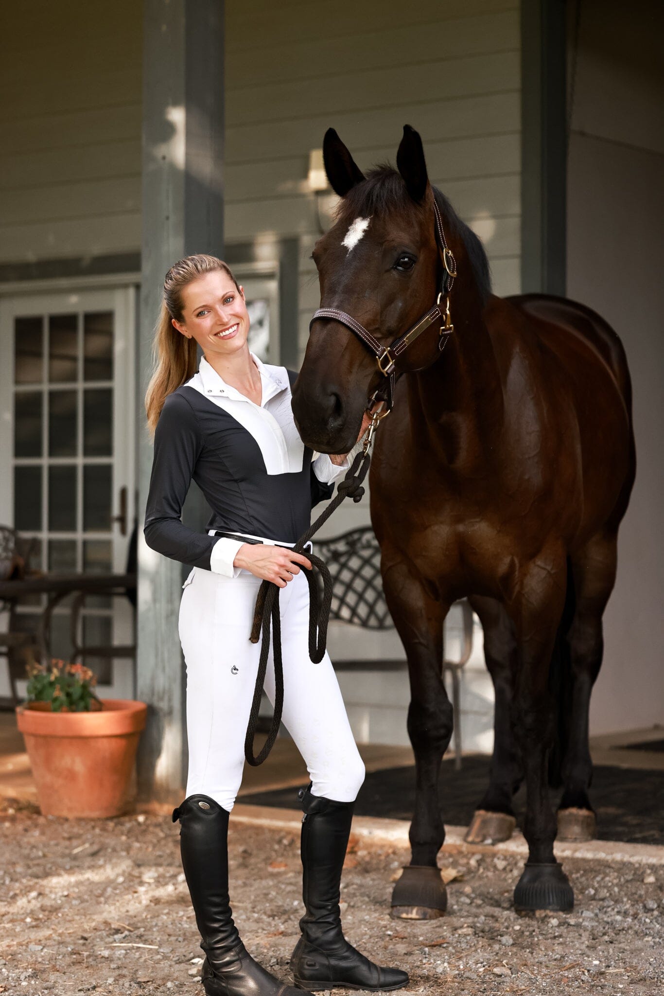Criniere Life Criniere Life Helen Show Shirt | Graphite