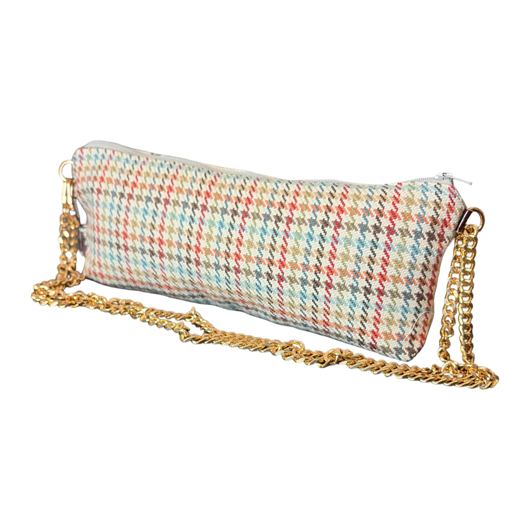 Vintage Hermes Petits Chevaux Ivory Scarf Crossbody Bag