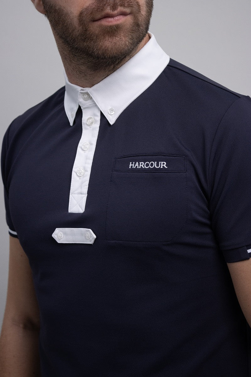 Harcour Crystallo Mens Competition Polo
