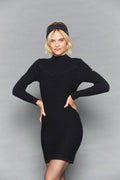 Harcour Womens Away Long Sleeve Sweater Dress