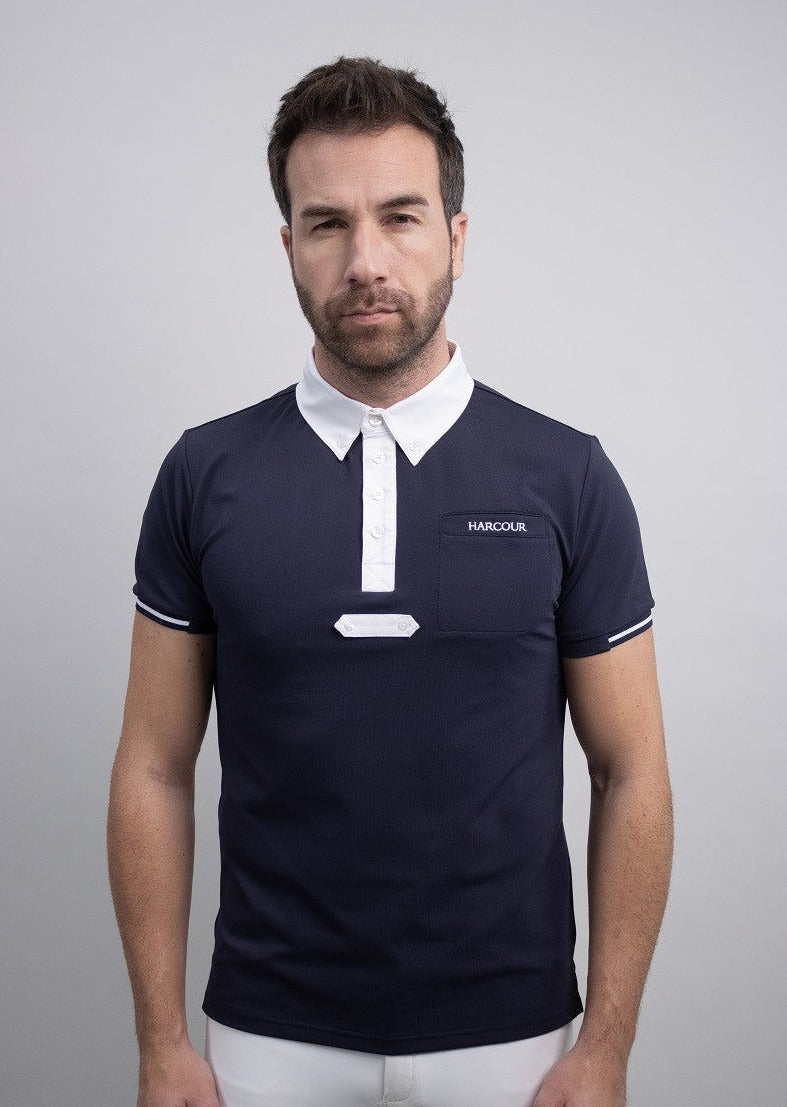 Harcour Crystallo Mens Competition Polo