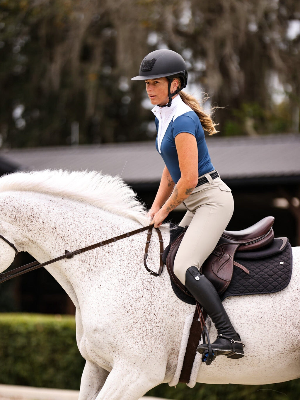 Margot Show Shirt | Marine
