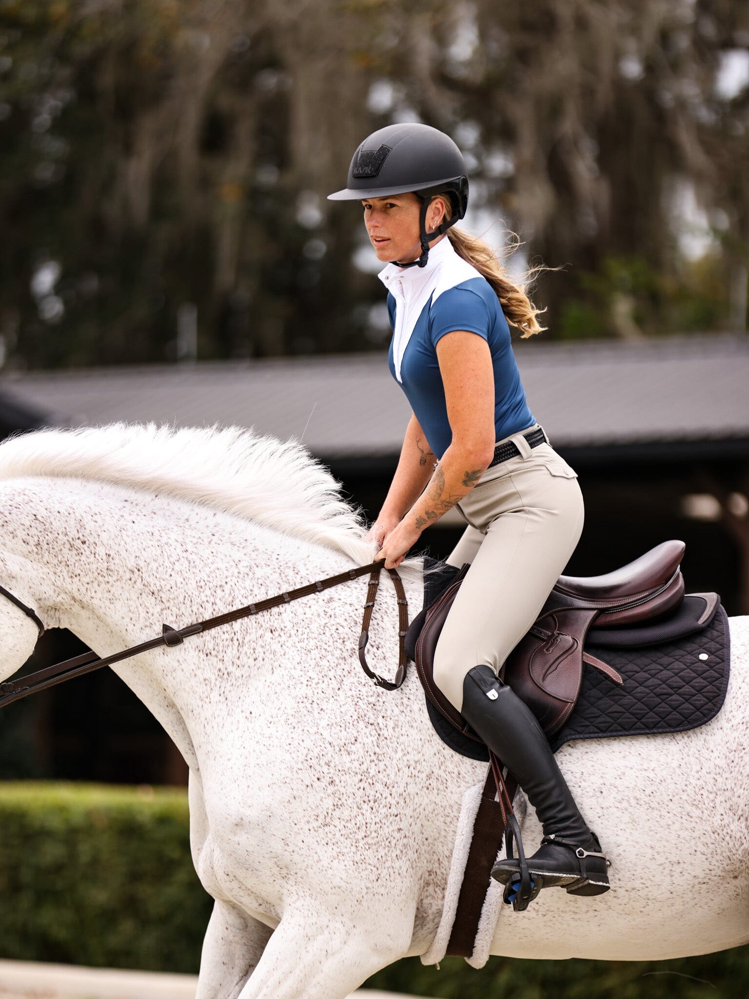 Margot Show Shirt | Marine
