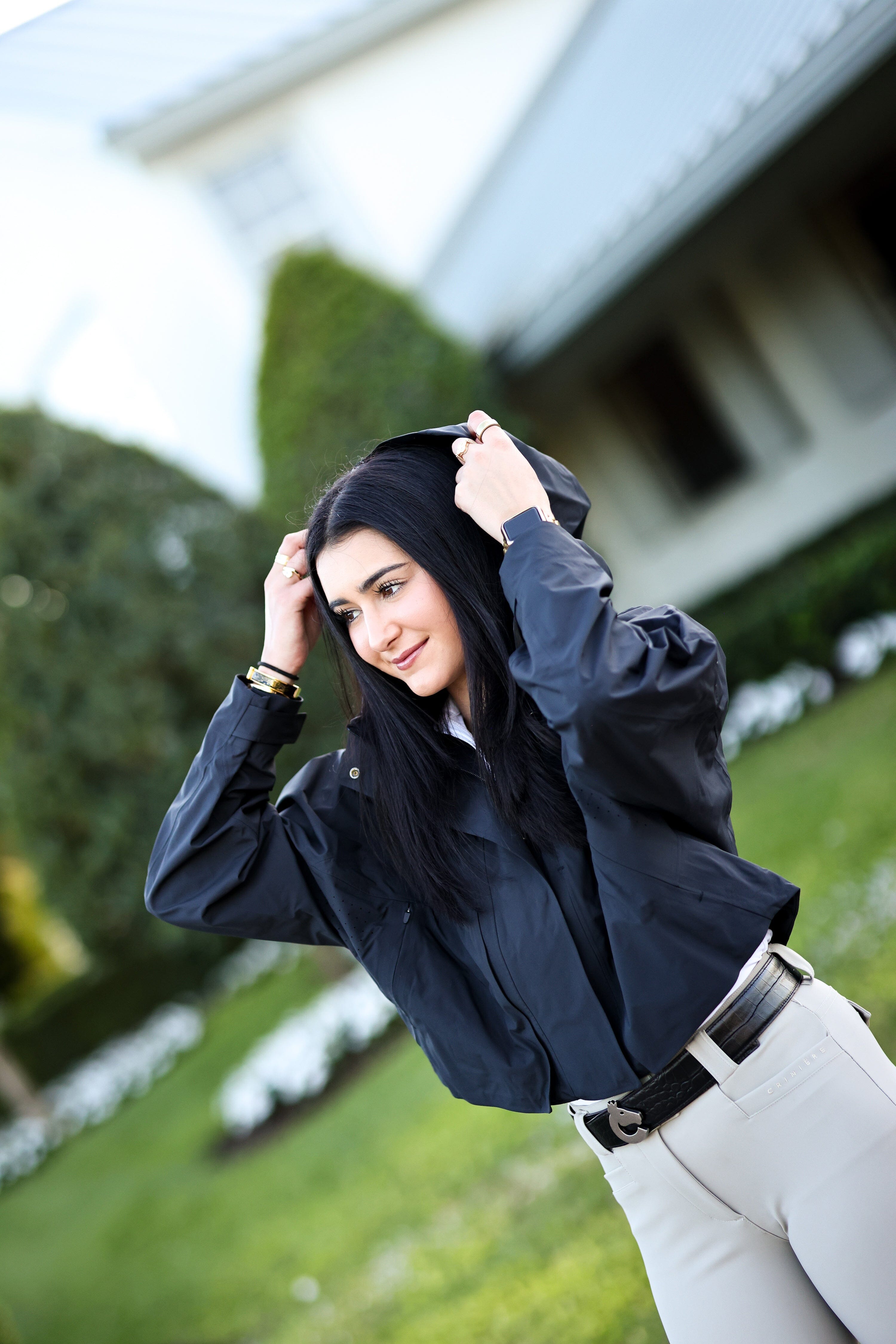 Marie Rain Coat | Black