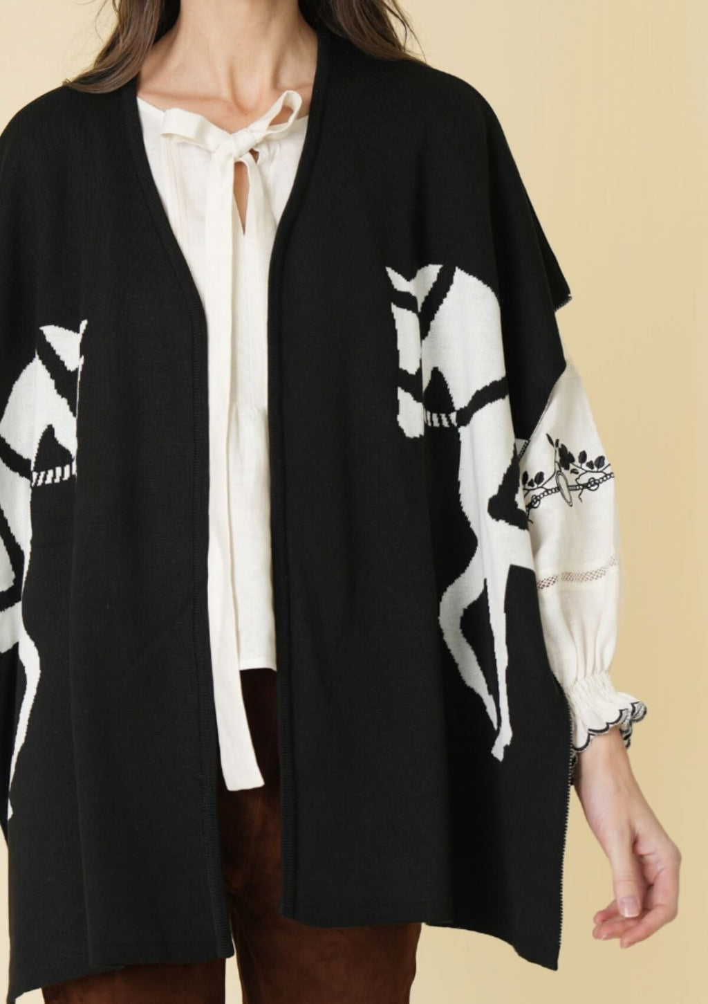 Marina Poncho | Classic Knit