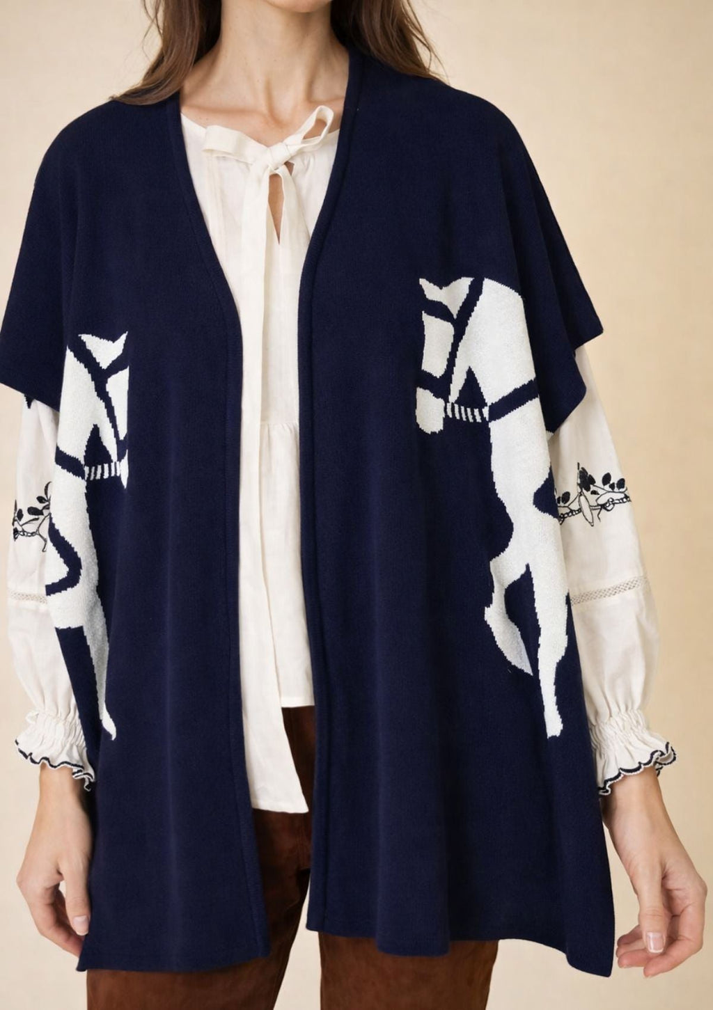 Marina Poncho | Classic Knit