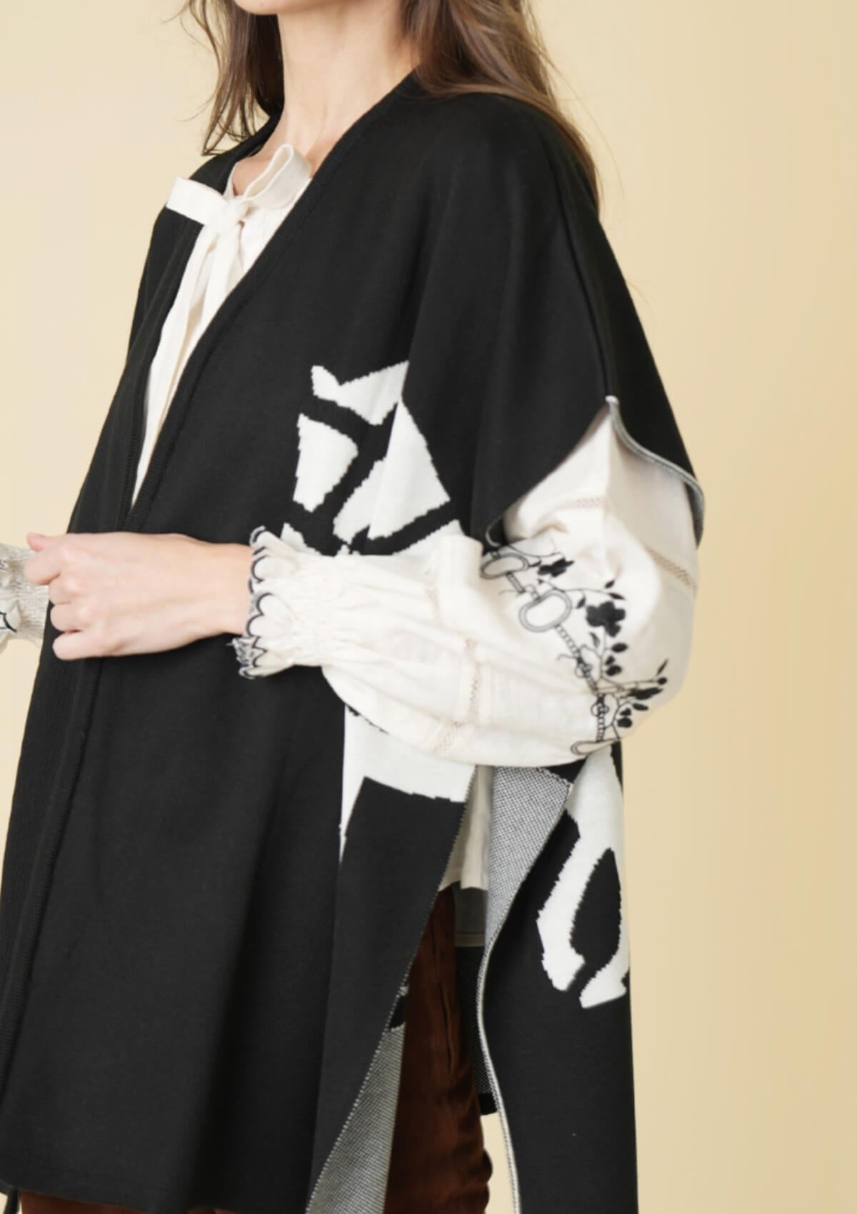 Marina Poncho | Classic Knit