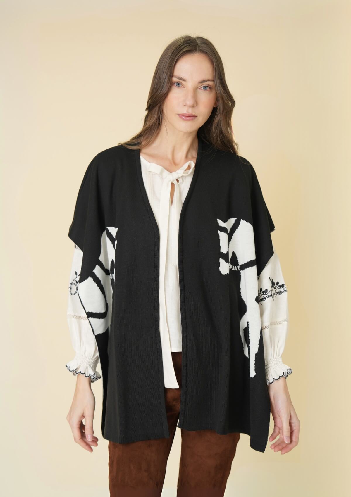 Marina Poncho | Classic Knit