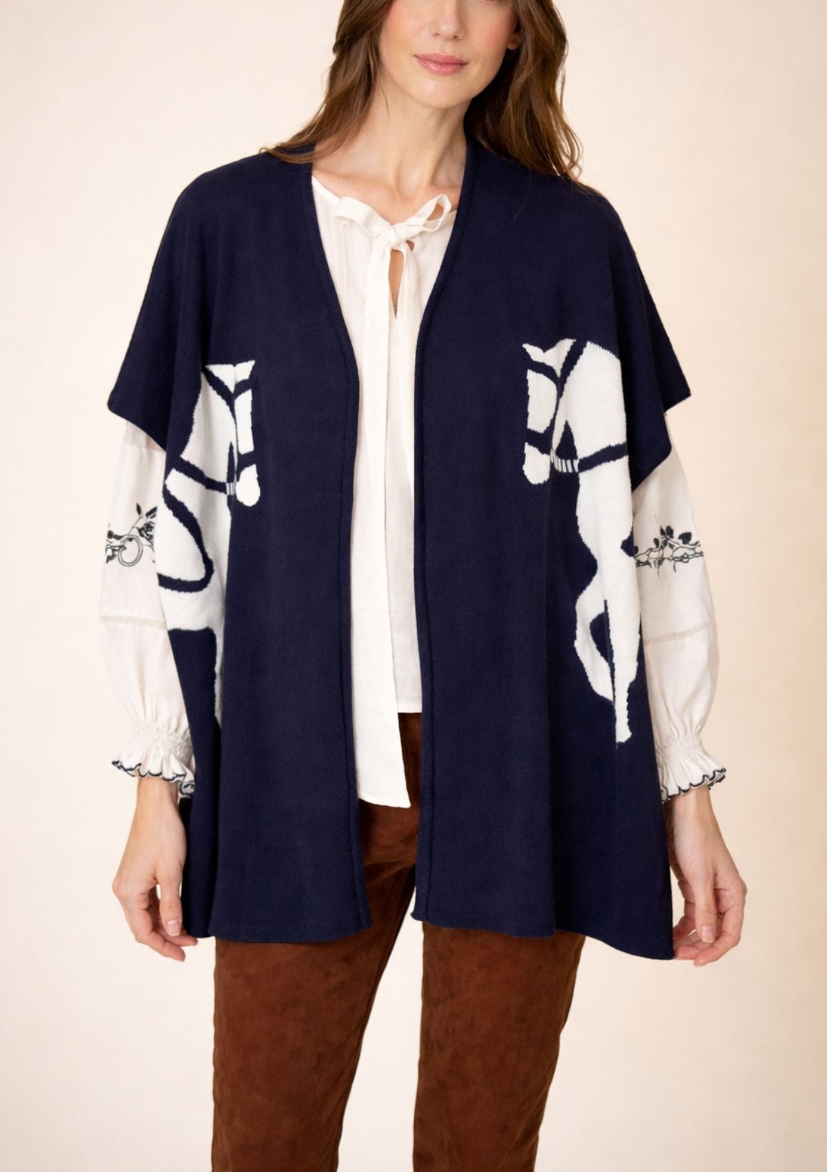 Marina Poncho | Classic Knit