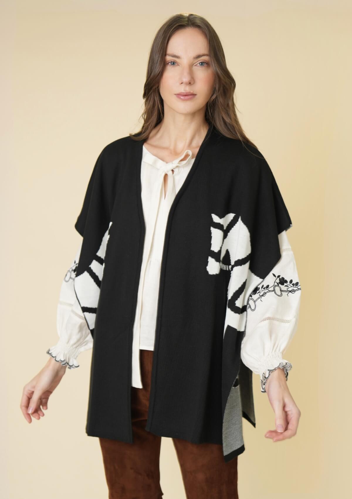 Marina Poncho | Classic Knit
