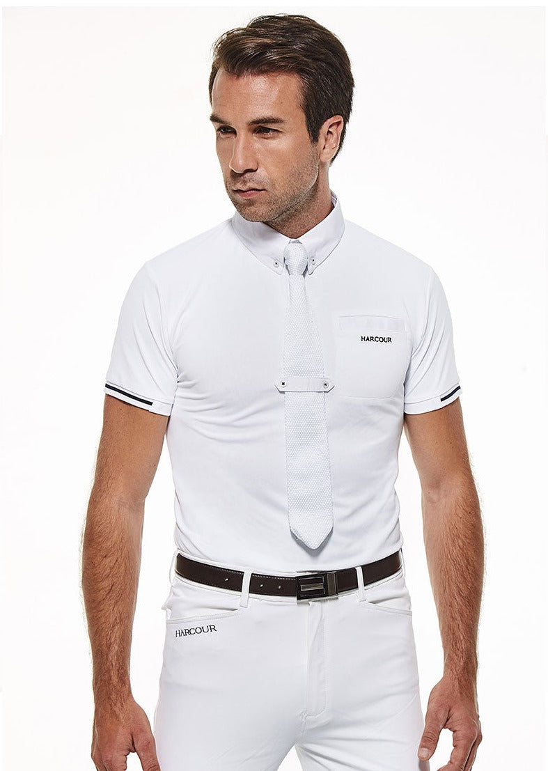 Harcour Crystallo Mens Competition Polo