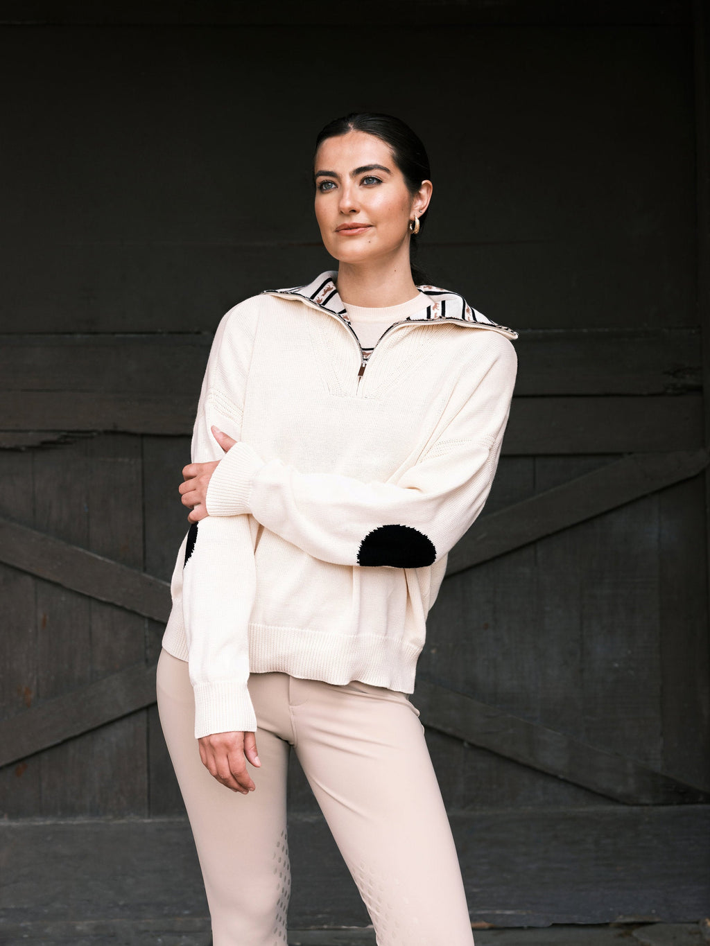 Hannah Childs Quinn 1/2 Zip Sweater