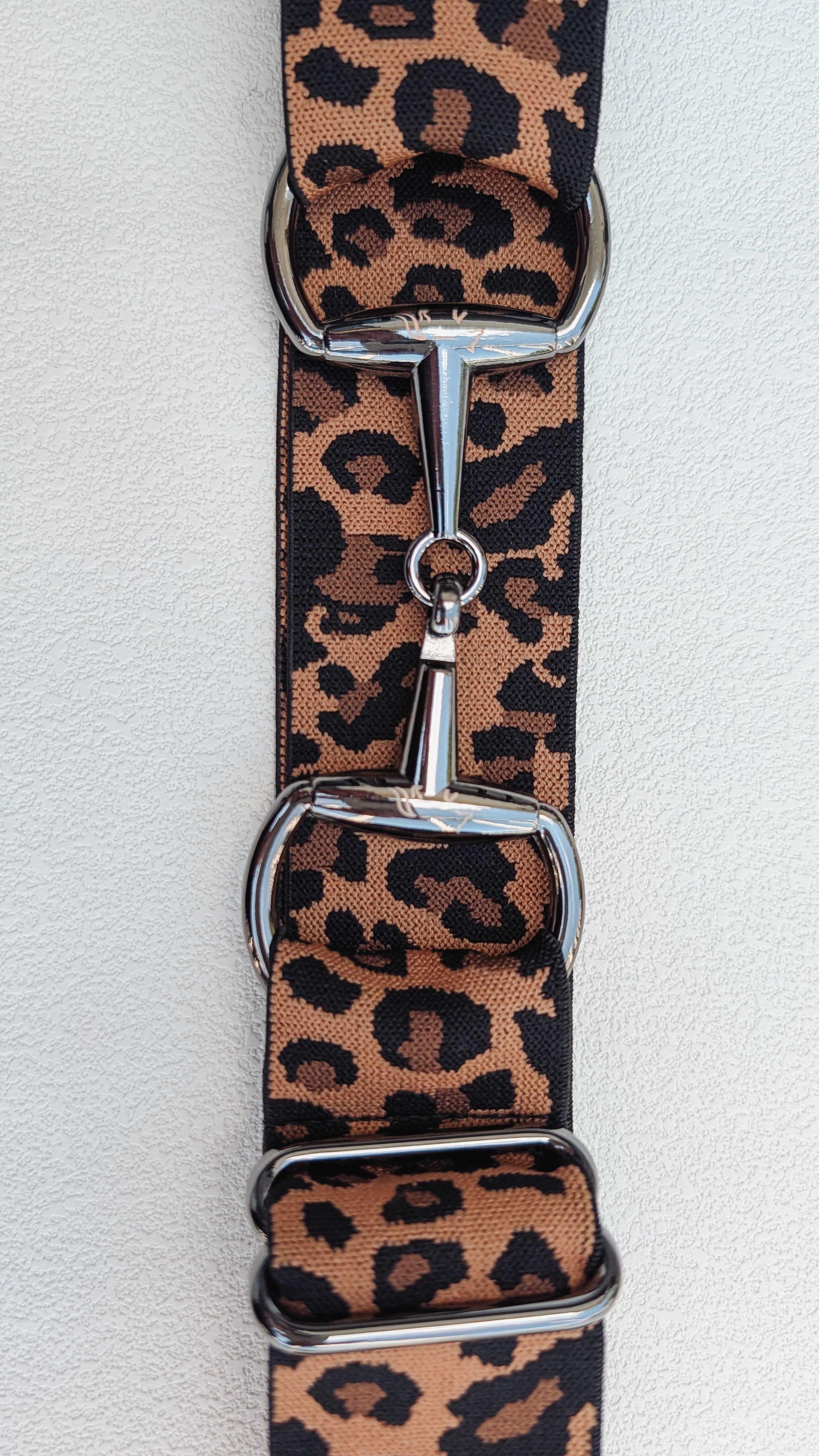 Leopard Snaffle Belt