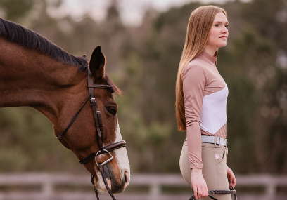 The Proper Fox Mockneck Colorblock White & Sand