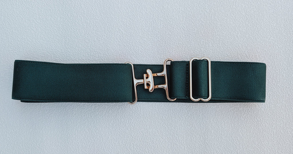 Hunter Green Surcingle Belt