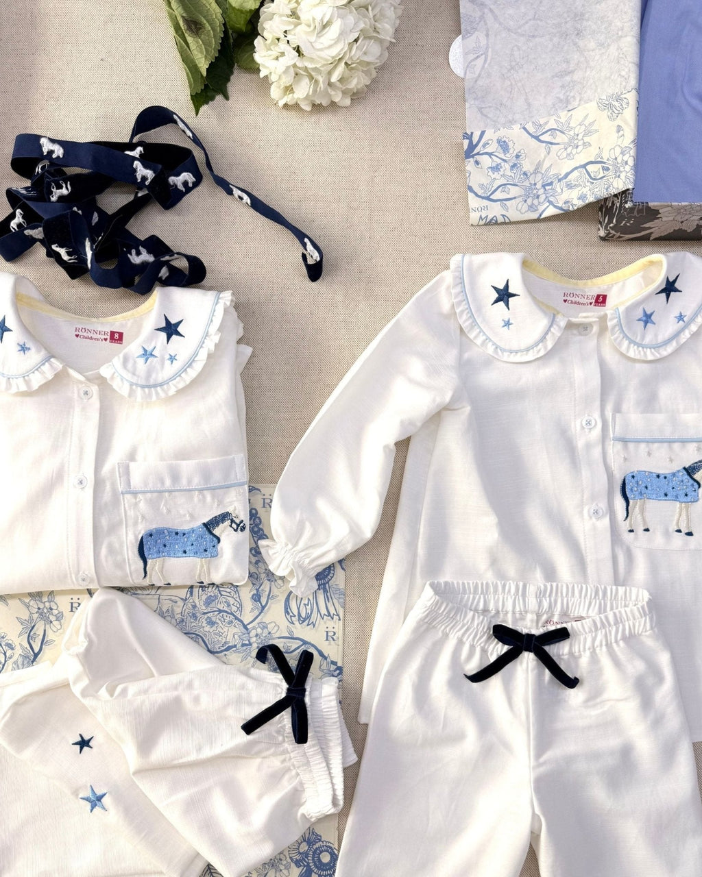 Stars & Horses Children's PJ's Set
