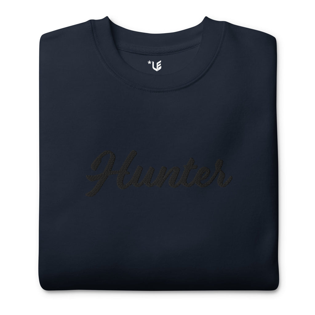 Unisex Premium Sweatshirt - Embroidered - Hunter (Darker Hues)